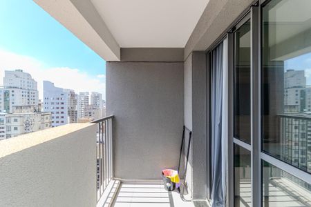 Varanda de kitnet/studio à venda com 1 quarto, 24m² em Consolação, São Paulo