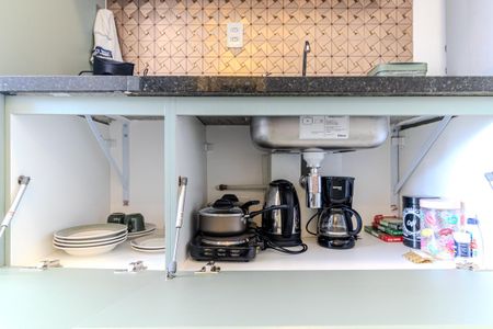 Studio à venda com 24m², 1 quarto e sem vagaCozinha