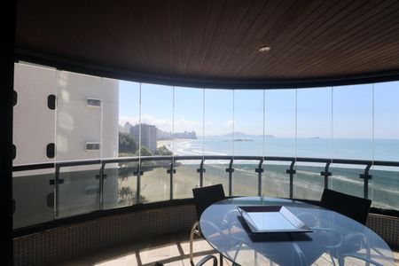 Varanda de apartamento para alugar com 4 quartos, 280m² em Jardim Asturias, Guarujá