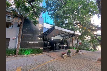 Apartamento para alugar com 38m², 1 quarto e 1 vagaFachada e Recepção