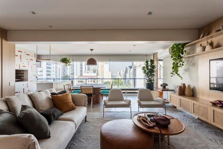 Sala de apartamento para alugar com 2 quartos, 118m² em Cerqueira César, São Paulo