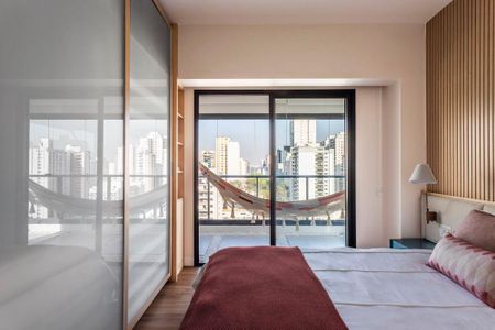 Quarto de apartamento para alugar com 2 quartos, 118m² em Cerqueira César, São Paulo