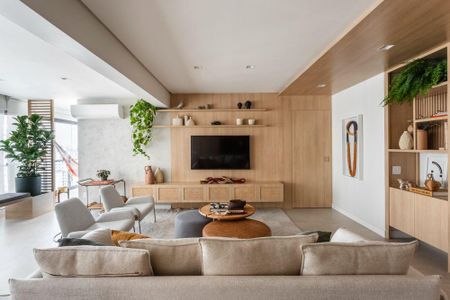 Sala de apartamento para alugar com 2 quartos, 118m² em Cerqueira César, São Paulo