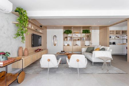 Sala de apartamento para alugar com 2 quartos, 118m² em Cerqueira César, São Paulo