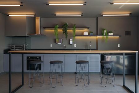 Studio para alugar com 25m², 1 quarto e sem vaga Studio para alugar com 25m², 1 quarto e sem vagaSalão de Festas