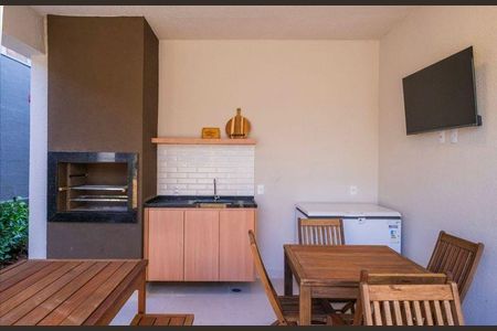 Área comum - Churrasqueira de apartamento para alugar com 1 quarto, 24m² em Jardim Prudência, São Paulo