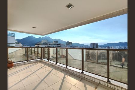Varanda da Sala de apartamento à venda com 4 quartos, 273m² em Tijuca, Rio de Janeiro