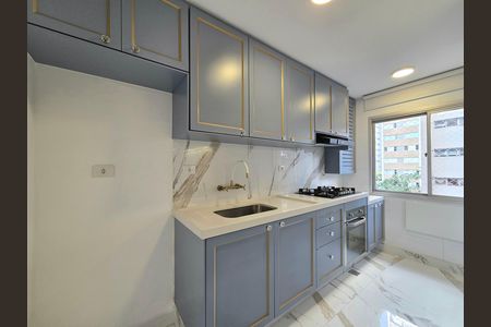 Cozinha de apartamento para alugar com 1 quarto, 99m² em Itaim Bibi, São Paulo
