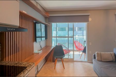 Sala/Quarto de kitnet/studio para alugar com 1 quarto, 32m² em Vila Clementino, São Paulo