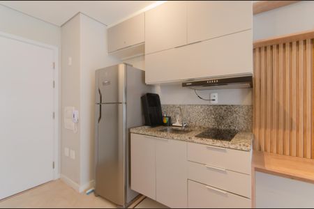Cozinha de kitnet/studio para alugar com 1 quarto, 32m² em Vila Clementino, São Paulo