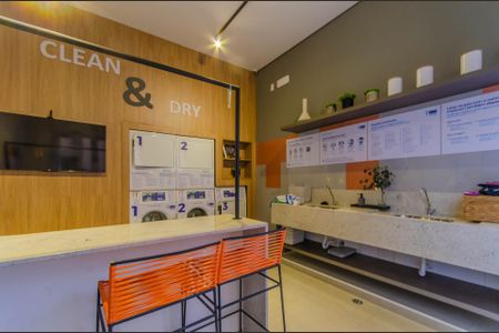 Studio para alugar com 32m², 1 quarto e sem vagaÁrea comum - Lavanderia
