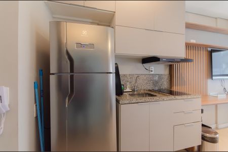 Cozinha de kitnet/studio para alugar com 1 quarto, 32m² em Vila Clementino, São Paulo