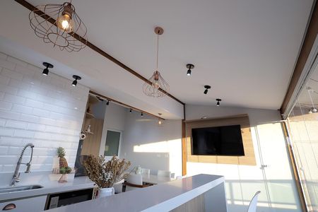 Apartamento à venda com 90m², 2 quartos e 1 vagaÁrea de Churrasco e Cozinha