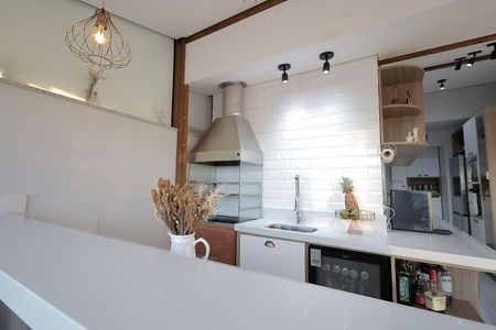 Apartamento à venda com 90m², 2 quartos e 1 vagaÁrea de Churrasco e Cozinha