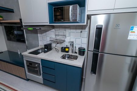 Studio para alugar com 24m², 1 quarto e sem vagaCozinha