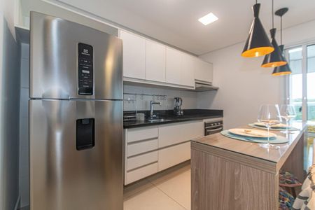 Cozinha de apartamento à venda com 1 quarto, 43m² em Campo Belo, São Paulo