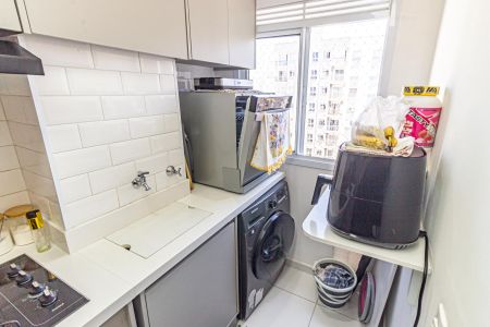 Apartamento à venda com 43m², 2 quartos e 1 vagaCozinha e Área de Serviço