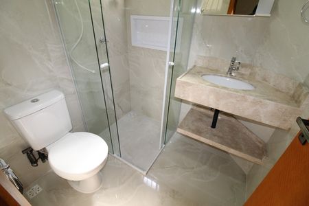 Banheiro da Suíte de kitnet/studio para alugar com 1 quarto, 33m² em Vila Betania, São José dos Campos