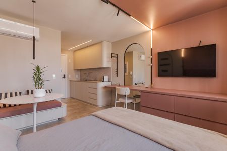 Sala/Quarto de kitnet/studio para alugar com 1 quarto, 25m² em Rio Branco, Porto Alegre