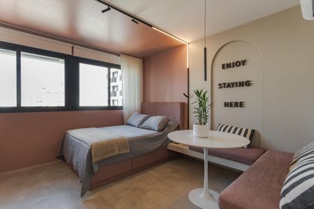 Studio para alugar com 25m², 1 quarto e 1 vagaSala/Quarto