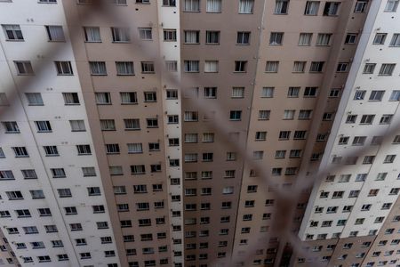 Vista da sala  de apartamento à venda com 2 quartos, 45m² em Campanário, Diadema