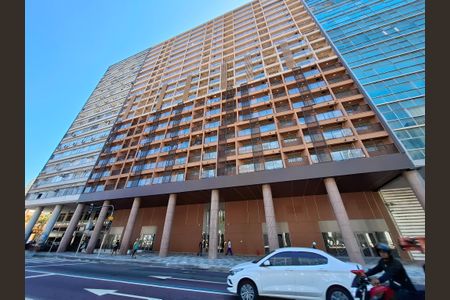 Apartamento para alugar com 38m², 1 quarto e sem vaga Apartamento para alugar com 38m², 1 quarto e sem vagaFachada