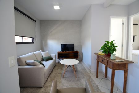 Apartamento para alugar com 53m², 1 quarto e 2 vagasSala
