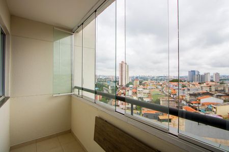 Varanda da sala de apartamento à venda com 3 quartos, 69m² em Vila Humaita, Santo André