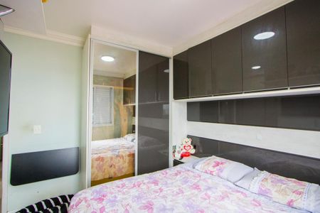 Quarto 1 - Suíte de apartamento à venda com 3 quartos, 69m² em Vila Humaita, Santo André