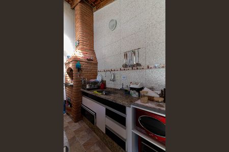 Terraço - Churrasqueira de casa à venda com 3 quartos, 139m² em Limoeiro, São Paulo