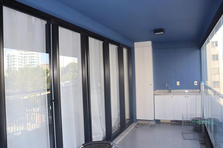 Studio à venda com 50m², 1 quarto e 1 vagaVaranda