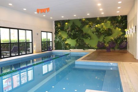 Studio à venda com 50m², 1 quarto e 1 vagaPiscina Coberta