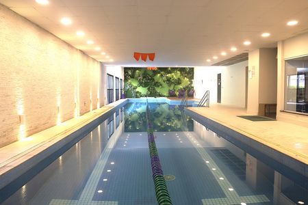 Studio à venda com 50m², 1 quarto e 1 vagaPiscina Coberta