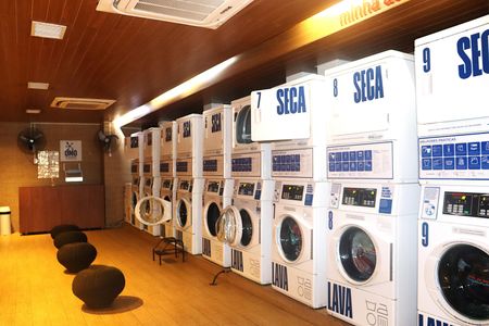 Studio à venda com 50m², 1 quarto e 1 vagaLavanderia