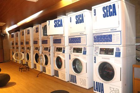 Studio à venda com 50m², 1 quarto e 1 vagaLavanderia