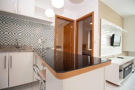 Studio para alugar com 38m², 1 quarto e 1 vaga Studio para alugar com 38m², 1 quarto e 1 vagaCozinha