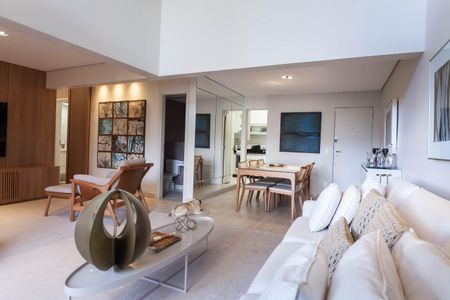 sala de apartamento à venda com 3 quartos, 135m² em Vila da Serra, Nova Lima