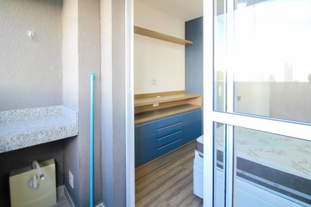 Sala/Quarto - Varanda de kitnet/studio para alugar com 1 quarto, 23m² em Quarta Parada, São Paulo