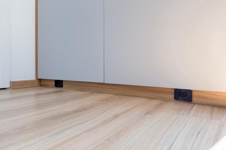 Studio para alugar com 31m², 1 quarto e sem vaga Studio para alugar com 31m², 1 quarto e sem vagaArmários - Tomadas