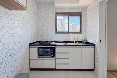 Studio para alugar com 31m², 1 quarto e sem vaga Studio para alugar com 31m², 1 quarto e sem vagaCozinha e Área de Serviço