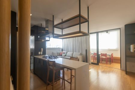 Sala de apartamento para alugar com 1 quarto, 94m² em Vila Olímpia, São Paulo