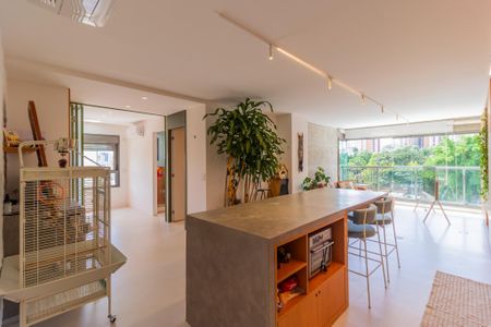 Sala/Cozinha de apartamento à venda com 2 quartos, 78m² em Vila Anglo Brasileira, São Paulo