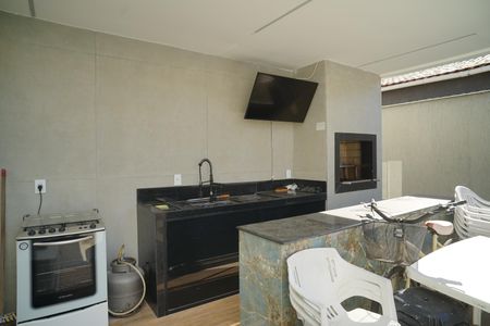 Área gourmet de casa de condomínio para alugar com 3 quartos, 360m² em Ponta Grossa, Maricá