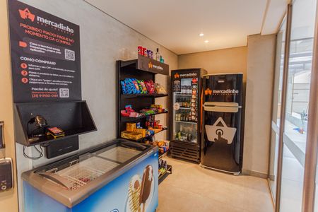 Apartamento para alugar com 66m², 2 quartos e 2 vagas Apartamento para alugar com 66m², 2 quartos e 2 vagasÁrea comum - Mercadinho