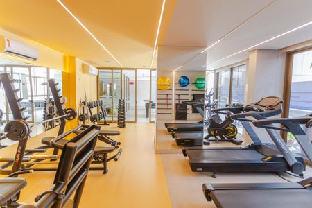 Apartamento para alugar com 66m², 2 quartos e 2 vagas Apartamento para alugar com 66m², 2 quartos e 2 vagasÁrea comum - Academia