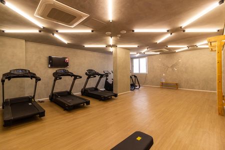 Apartamento para alugar com 39m², 2 quartos e sem vaga Apartamento para alugar com 39m², 2 quartos e sem vagaÁrea comum - Academia