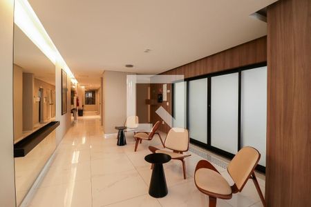 Studio para alugar com 25m², 1 quarto e sem vaga Studio para alugar com 25m², 1 quarto e sem vagaHall de entrada