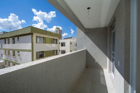 VARANDA de apartamento à venda com 3 quartos, 71m² em Coração Eucarístico, Belo Horizonte
