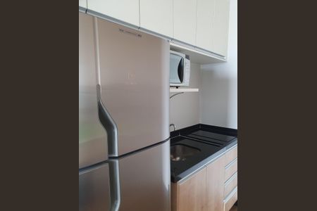 Cozinha de apartamento para alugar com 1 quarto, 33m² em Chácara Santo Antônio (Zona Sul), São Paulo