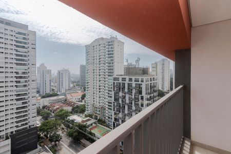 Studio para alugar com 27m², 1 quarto e sem vaga Studio para alugar com 27m², 1 quarto e sem vagaVaranda